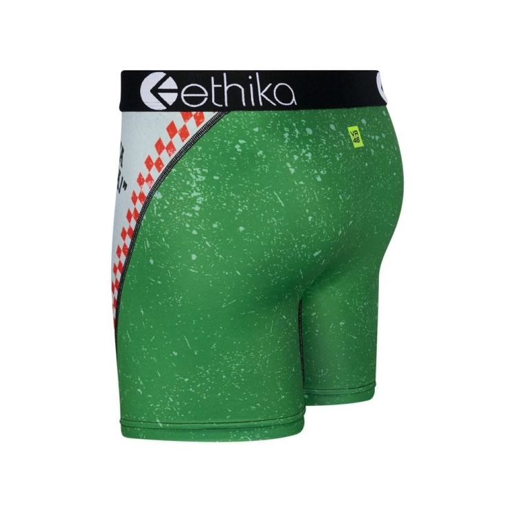 Ethika Pizza Rossi Mid Boxers Herr Gröna Vita | KCT984357