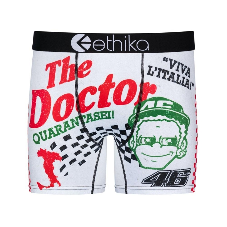 Ethika Pizza Rossi Mid Boxers Herr Gröna Vita | KCT984357