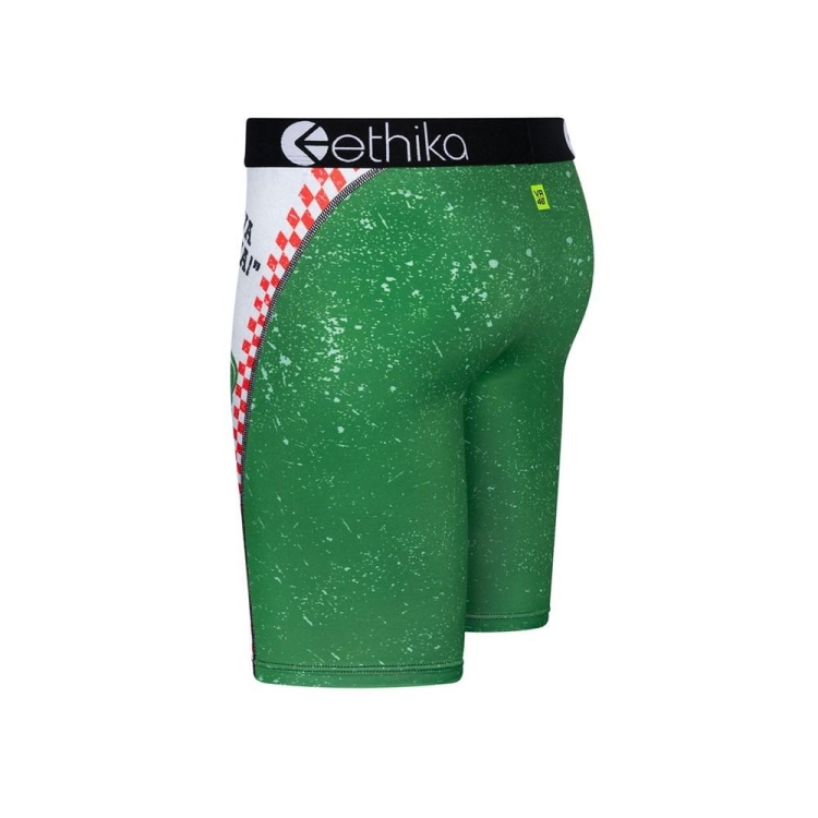 Ethika Pizza Rossi Staple Underkläder Pojke Gröna Vita | VAO904576