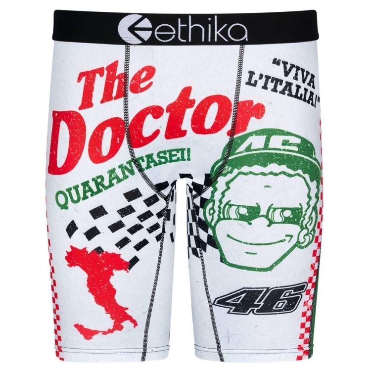 Ethika Pizza Rossi Staple Underwear Herr Gröna Vita | JTH467815