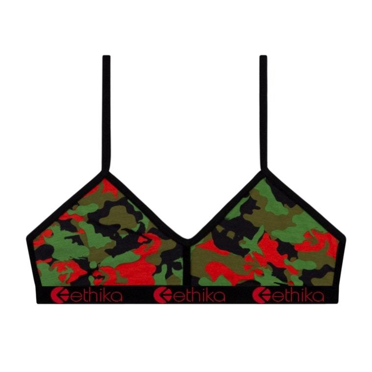 Ethika Prey Bralette Bra Dam Camouflage | NPB879523