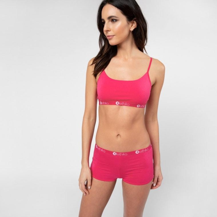 Ethika Punk Pullover Bra Dam Rosa | MAJ612587