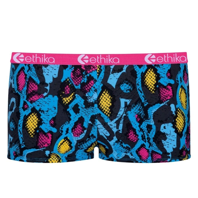 Ethika Punk Viper Shorty Underwear Dam Blå Rosa | YZO984067