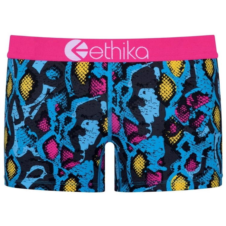 Ethika Punk Viper Staple Underwear Dam Blå Rosa | WGC105274