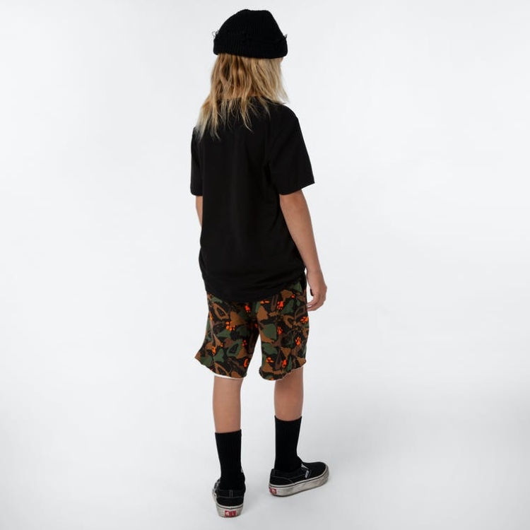 Ethika Raw Edge Shorts Pojke Camouflage | GRQ073925