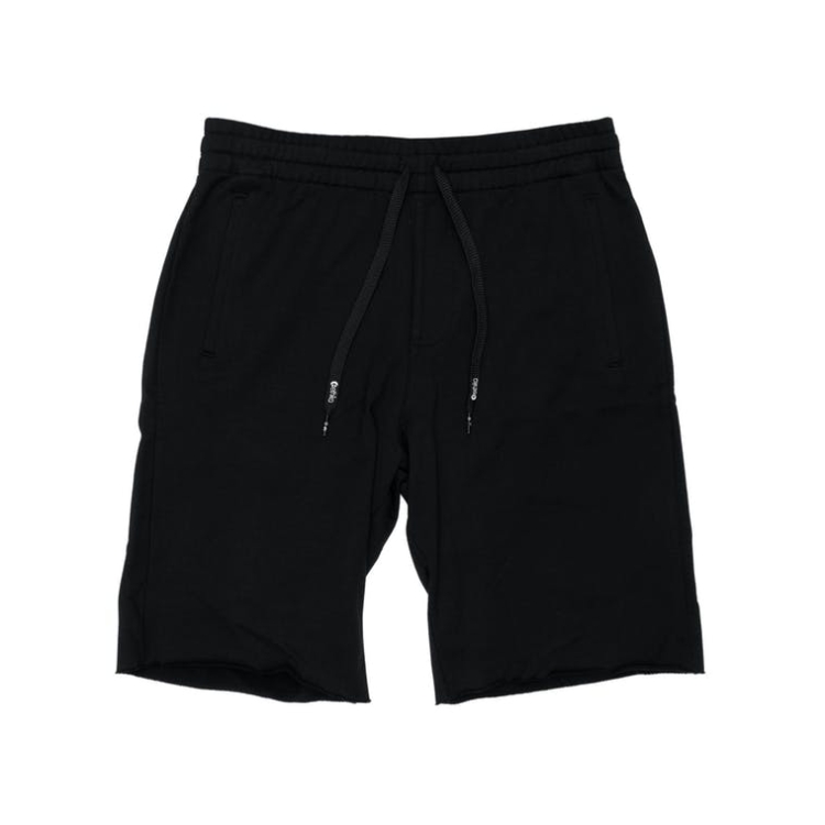 Ethika Raw Edge Shorts Pojke Svarta | LDQ084516