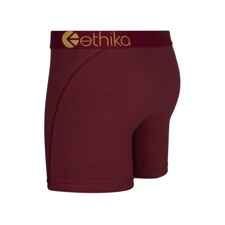 Ethika Righteous Port Mid Boxers Herr Vinröda | SAC289406