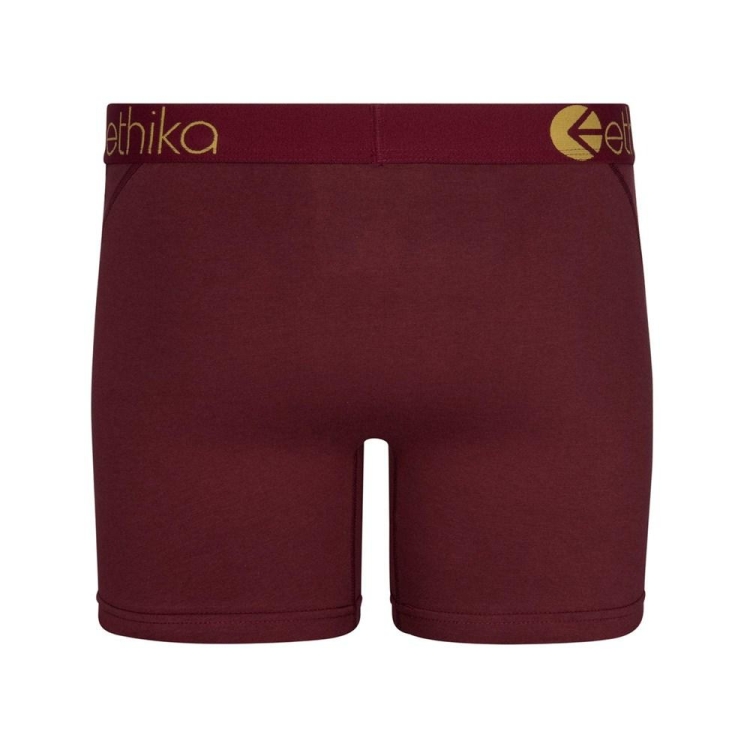 Ethika Righteous Port Mid Boxers Herr Vinröda | SAC289406