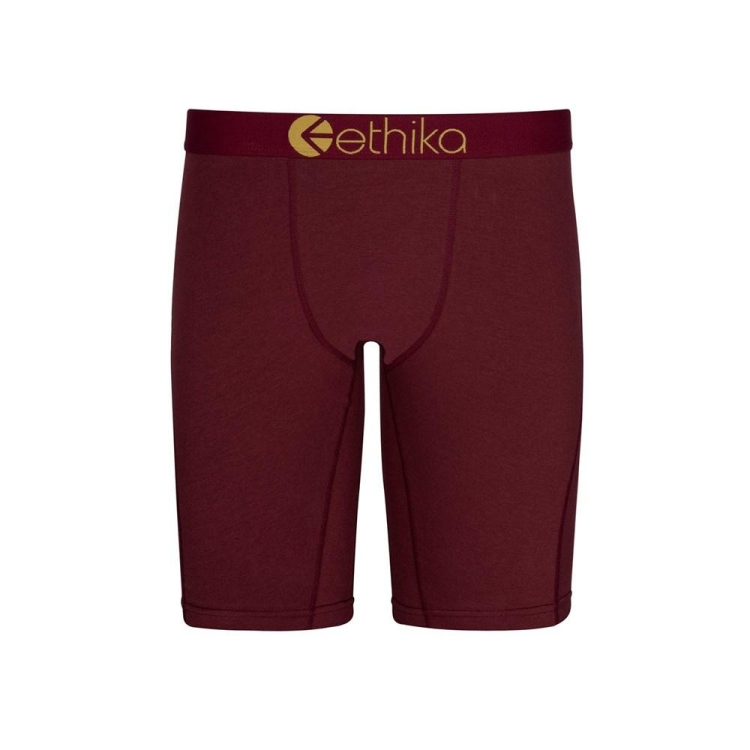 Ethika Righteous Port Staple Underkläder Pojke Vinröda | QVE830495