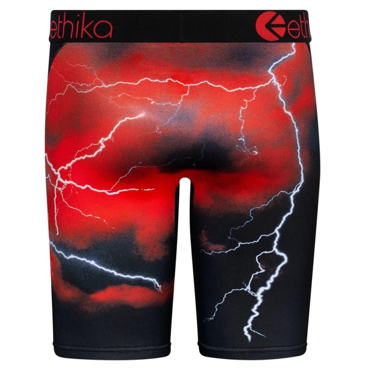 Ethika Ruff Row Staple Underwear Herr Röda Svarta | BLY197680