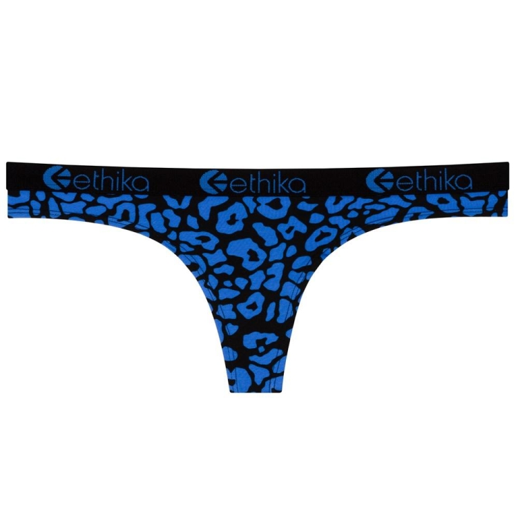 Ethika Sick Cheetah String Dam Blå | SKC804391