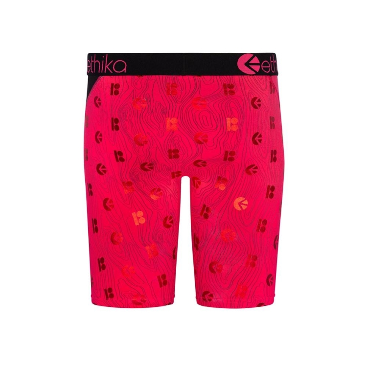 Ethika Skull King Staple Underkläder Pojke Röda | QXI930716