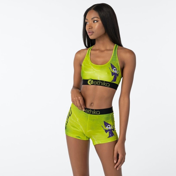 Ethika Slay Wiz Sport Bh Dam Gröna | QGE910364