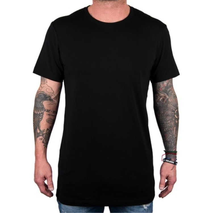 Ethika Slim Modal T-shirt Herr Svarta | HBE472319