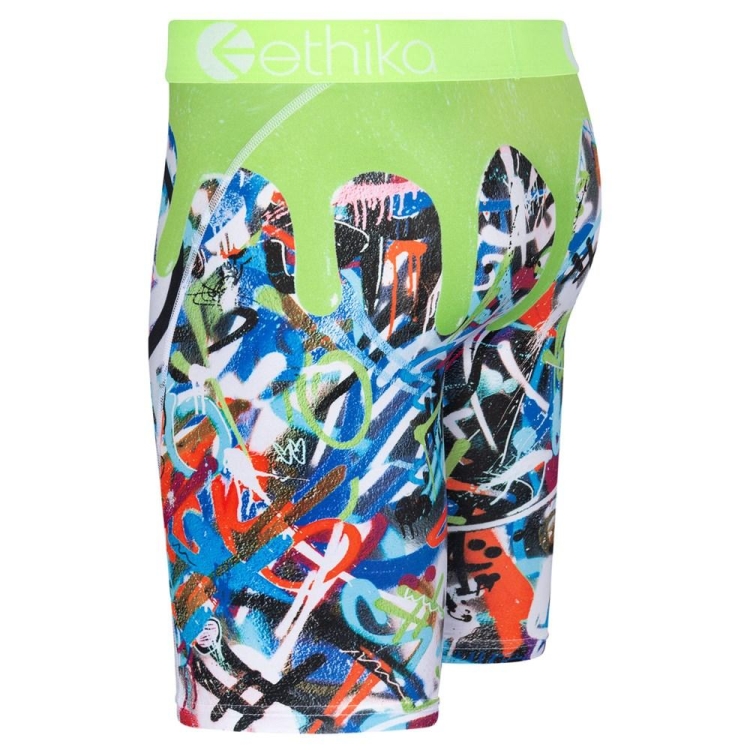 Ethika Slime Staple Underwear Herr Gröna | GIV421735