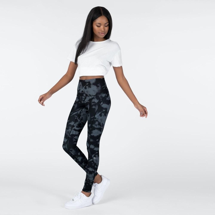 Ethika Smoke Dye High Waisted Strumpbyxor Dam Grå | XLJ980621