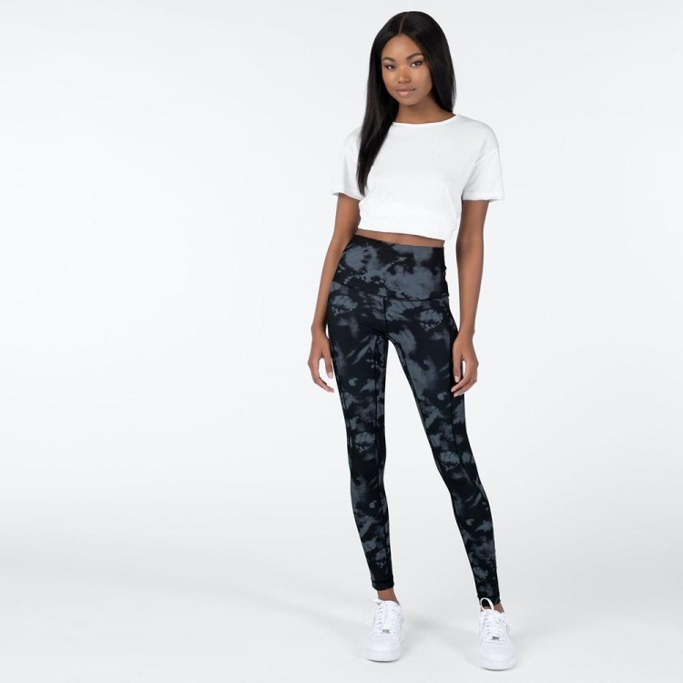 Ethika Smoke Dye High Waisted Strumpbyxor Dam Grå | XLJ980621