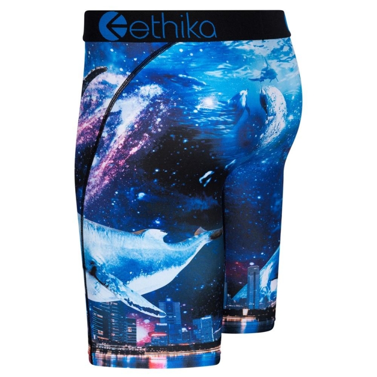 Ethika Space Whale Staple Underwear Herr Marinblå | GYQ107264