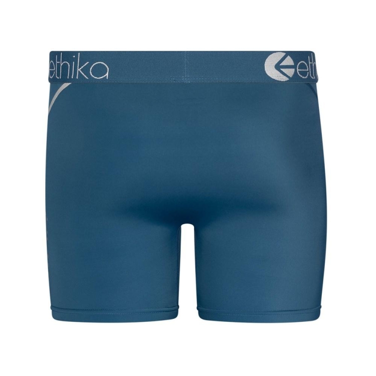 Ethika SubZero Lake Mid Boxers Herr Blå | BHX019378