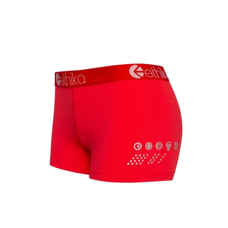 Ethika SubZero Neon Staple Underkläder Tjej Röda | UWL321975