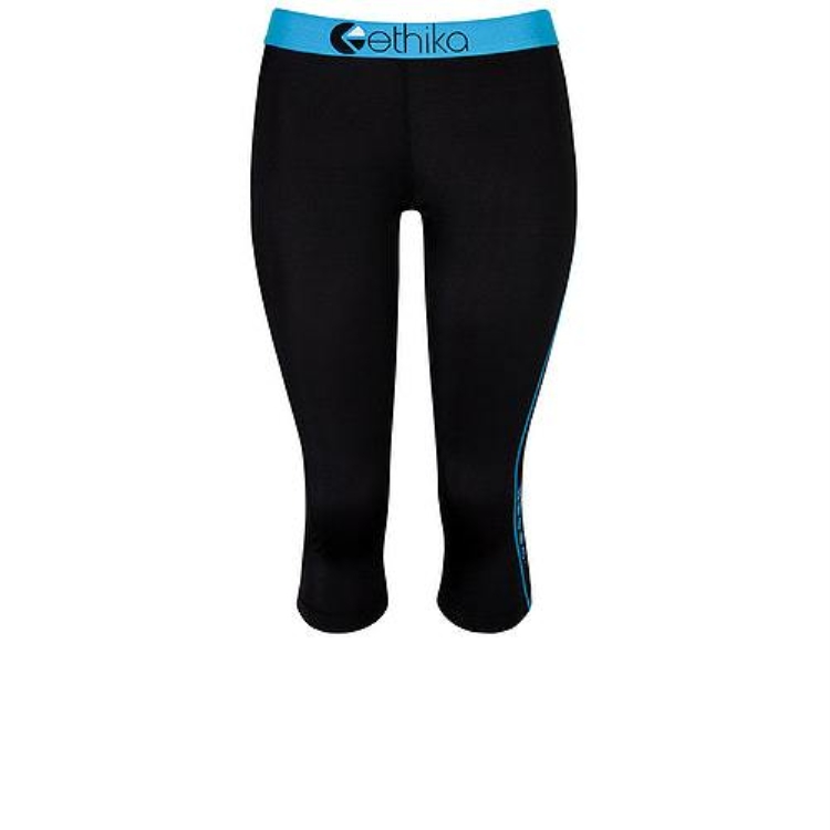 Ethika Subzero 3/4 Strumpbyxor Dam Svarta Blå | FZI786253