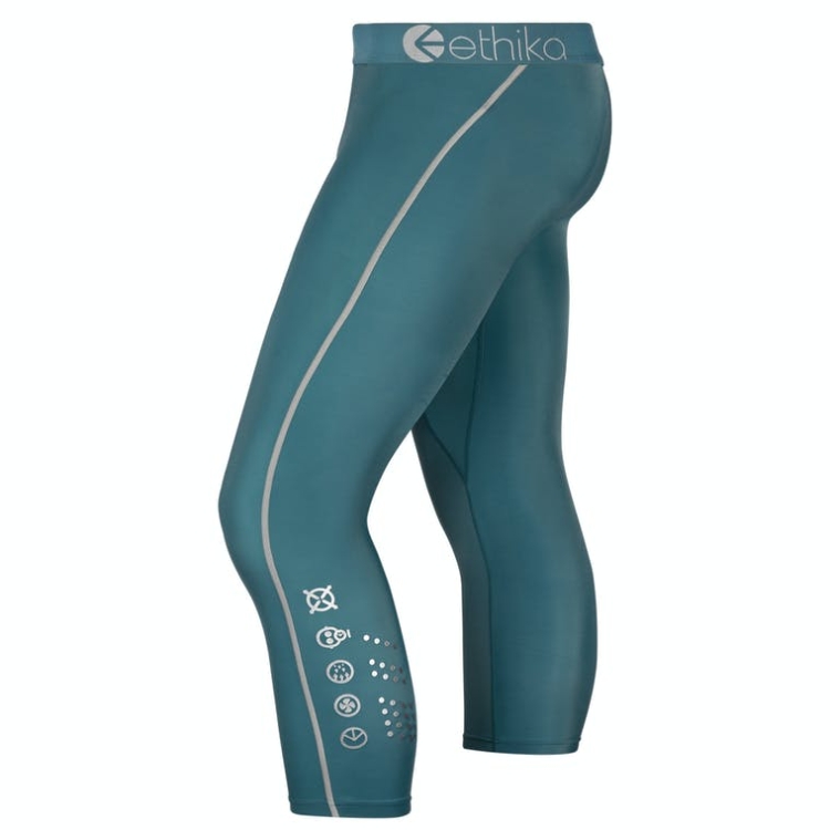 Ethika Subzero 3/4 Strumpbyxor Herr Turkos | KLX209413