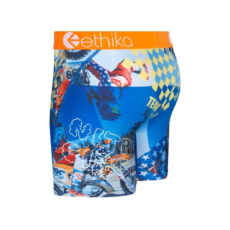 Ethika Team 199 Mid Boxers Herr Blå | FSM870592