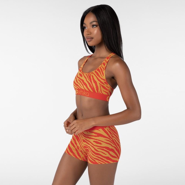 Ethika Tiger Fire Sport Bh Dam Orange | HXQ063598