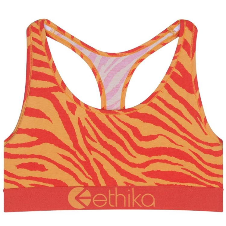 Ethika Tiger Fire Sport Bh Dam Orange | HXQ063598