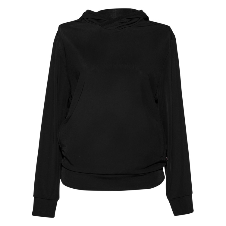 Ethika Track Hoodie Dam Svarta | OUV956807