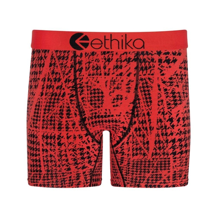 Ethika Traffic Cone Mid Boxers Herr Röda | JBI435817