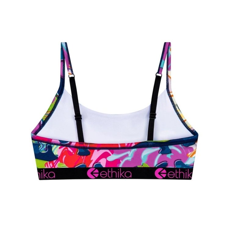 Ethika Trippy Silk Pullover BH Tjej Olika Färger | LZT846035