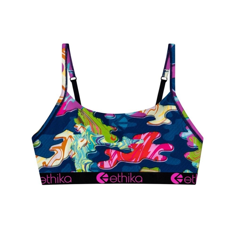 Ethika Trippy Silk Pullover BH Tjej Olika Färger | LZT846035