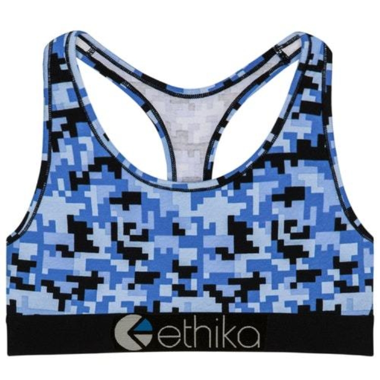 Ethika Troops Sport Bh Dam Blå | XYM140639