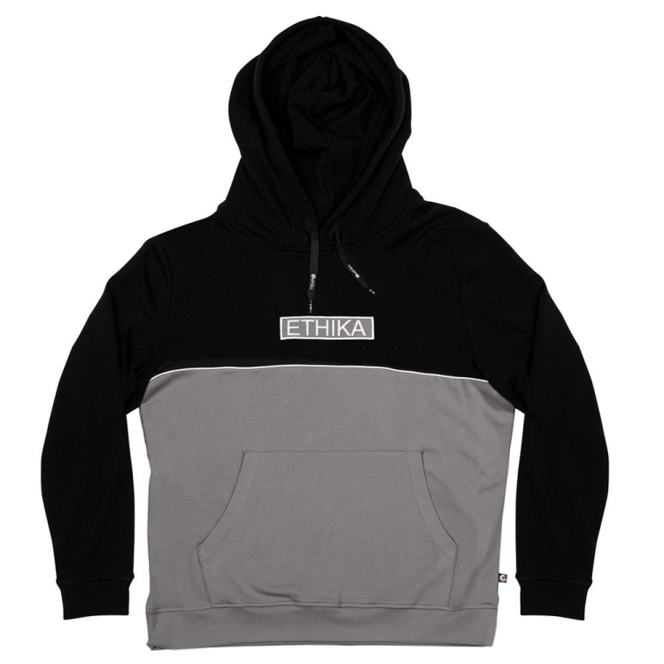 Ethika Two Tone Hoodie Herr Svarta Grå | WLY621987