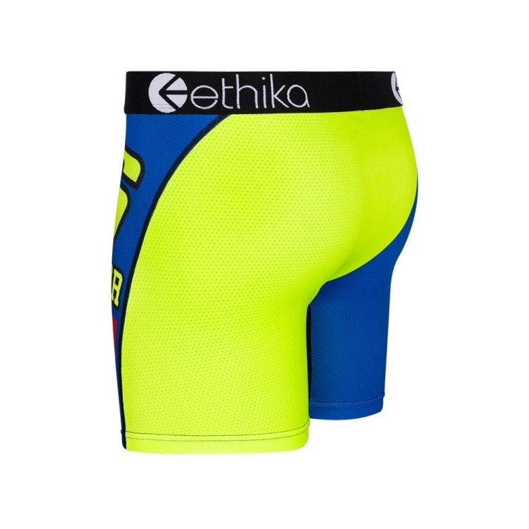 Ethika VR Jersey Mid Boxers Herr Blå Gröna | VNO147985