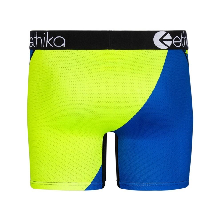 Ethika VR Jersey Mid Boxers Herr Blå Gröna | VNO147985