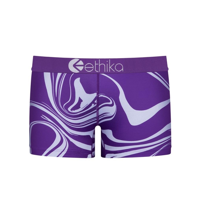 Ethika Wave Staple Underkläder Tjej Lila | KUO283105